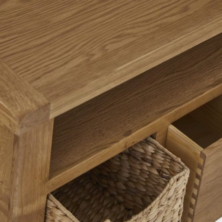 Astoria Corner TV Unit with Baskets - Buy Furniture Online | Modern Furniture USA & Gulf