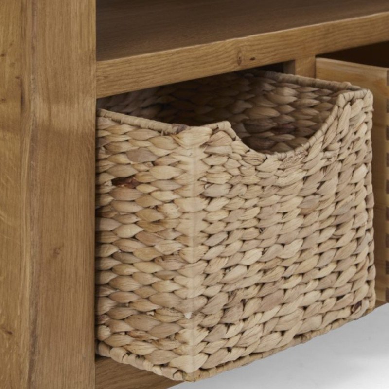 Astoria Corner TV Unit with Baskets - Buy Furniture Online | Modern Furniture USA & Gulf