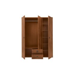 Cornwall 3 Door 2 Drawer Wardrobe - Buy Wardrobe Online | Modern Furniture USA & Gulf 2
