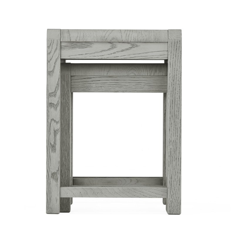 Tulip Nest of Tables – Grey Stain Oak - Buy Furniture Online | Modern Furniture USA & Gulf