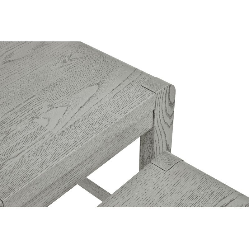 Tulip Nest of Tables – Grey Stain Oak - Buy Furniture Online | Modern Furniture USA & Gulf