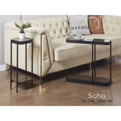 Soho Sofa Tea Table Set with Shelf - Buy Furniture Online | Modern Furniture USA & Gulf 2