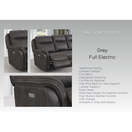 Claremount Electric Armchair - Buy Furniture Online | Modern Furniture USA & Gulf