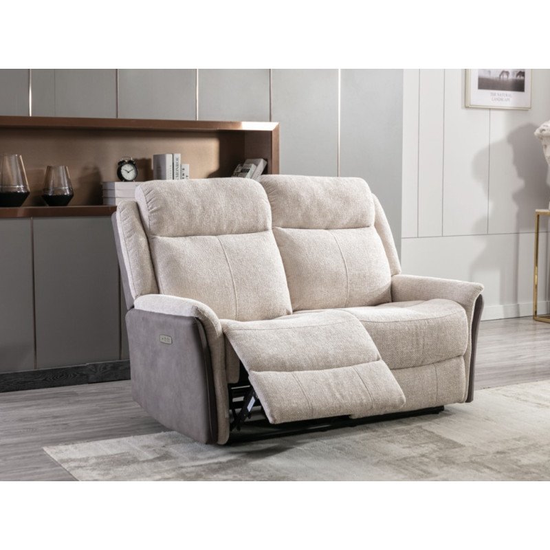 Treyton Fusion Electric Recliner 2 Seater Sofa - Buy Furniture Online | Modern Furniture USA & Gulf