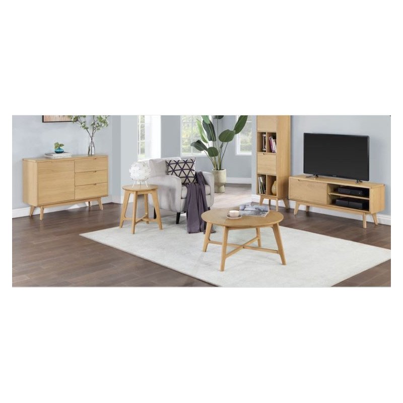 Carrington Large Single Bookcase - Buy Furniture Online | Modern Furniture USA & Gulf