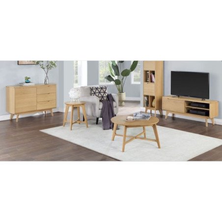 Carrington Large Single Bookcase - Buy Furniture Online | Modern Furniture USA & Gulf