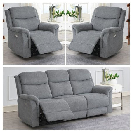 Faringdon  Electric 3+1+1 Sofa Set - Buy Furniture Online | Modern Furniture USA & Gulf