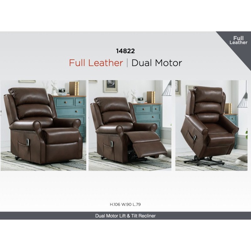 Drancy Lift & Tilt Dual Motor Armchair - Buy Furniture Online | Modern Furniture USA & Gulf