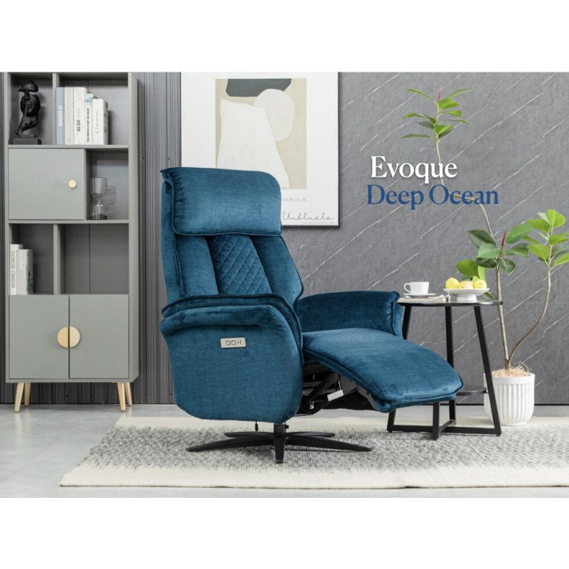 Evoque Dual Motor Electric Swivel Armchair - Buy Furniture Online | Modern Furniture USA & Gulf
