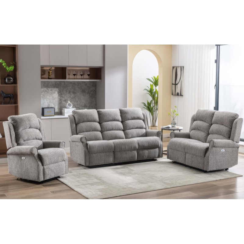 Drancy 3 Seater Electric Recliner Sofa - Buy Furniture Online | Modern Furniture USA & Gulf