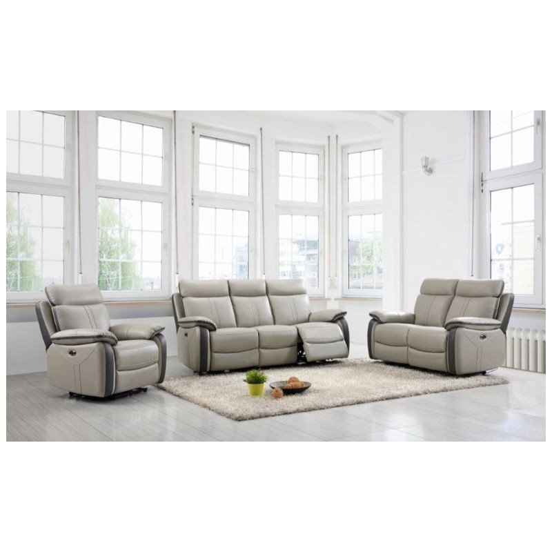 Covington 3+2 Electric Reclining Sofa Set - Buy Furniture Online | Modern Furniture USA & Gulf