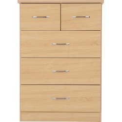 Nevada 3+2 Drawer Chest - Buy Chest of Drawers Online | Modern Furniture USA & Gulf