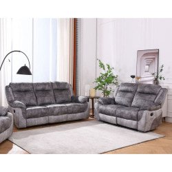 Elliott 3+2 Manual Recliner Sofa Suite - Buy Furniture Online | Modern Furniture USA & Gulf 2