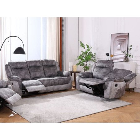 Elliott 3+2 Manual Recliner Sofa Suite - Buy Furniture Online | Modern Furniture USA & Gulf