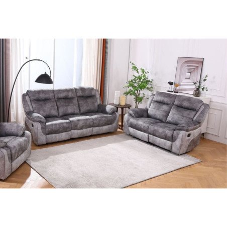 Elliott 3+2 Manual Recliner Sofa Suite - Buy Furniture Online | Modern Furniture USA & Gulf