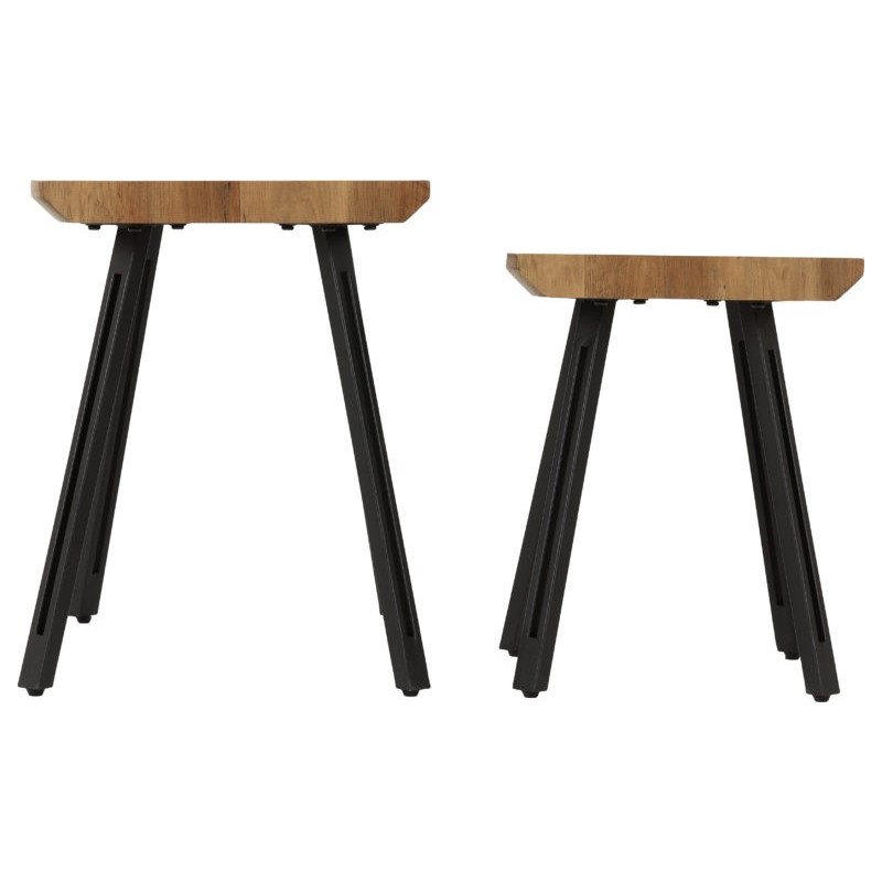 Quebec Straight Edge Nest of Tables - Buy Furniture Online | Modern Furniture USA & Gulf