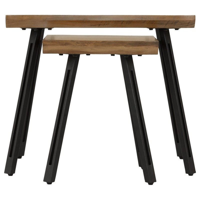 Quebec Straight Edge Nest of Tables - Buy Furniture Online | Modern Furniture USA & Gulf