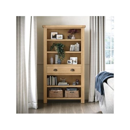 Gia Large Bookcase With Drawer - Buy Furniture Online | Modern Furniture USA & Gulf