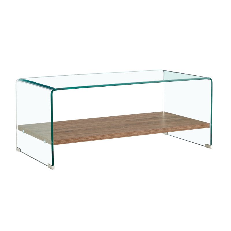 Vetro Coffee Table With Shelf - Buy Coffee Table Online | Modern Furniture USA & Gulf