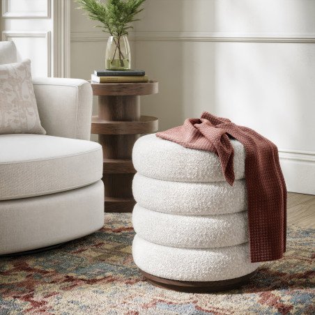 California Upholstered Footstool - Buy Furniture Online | Modern Furniture USA & Gulf