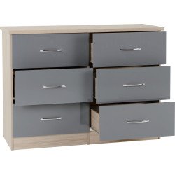 Nevada 6 Drawer Chest - Buy Chest of Drawers Online | Modern Furniture USA & Gulf 2