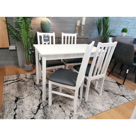Simplicity Fixed 1+4 Dining Set - Buy Furniture Online | Modern Furniture USA & Gulf