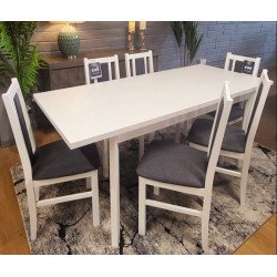 Powell 1+6 Extending Dining Set - Buy Furniture Online | Modern Furniture USA & Gulf