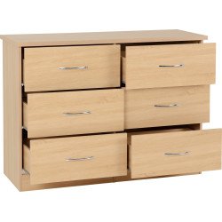 Nevada 6 Drawer Chest - Buy Chest of Drawers Online | Modern Furniture USA & Gulf 2