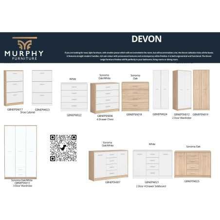 Devon 2 Door 2 Drawer Desk - Buy Office Desk Online | Modern Furniture USA & Gulf