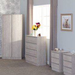 Malvern 2 Door Wardrobe Bedroom Set - Buy Wardrobe Online | Modern Furniture USA & Gulf