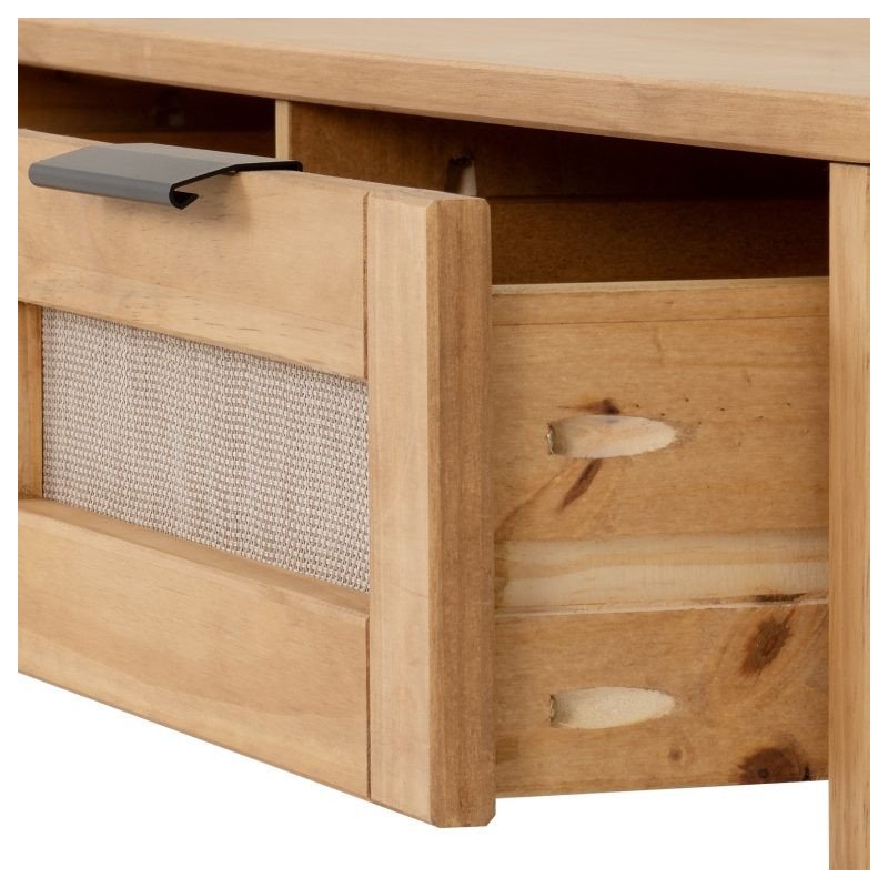 Corona Rattan 2 Drawer Coffee Table - Buy Coffee Table Online | Modern Furniture USA & Gulf