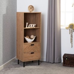 Leon 2 Drawer 2 Shelf Cabinet - Buy Storage Cabinet Online | Modern Furniture USA & Gulf