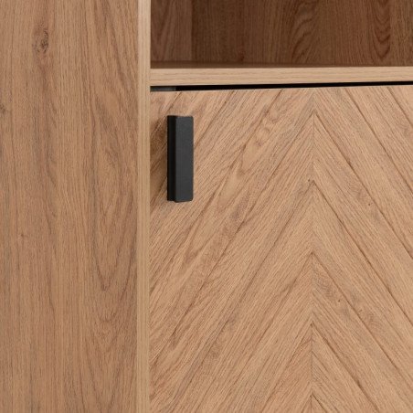 Leon 2 Drawer 2 Shelf Cabinet - Buy Storage Cabinet Online | Modern Furniture USA & Gulf