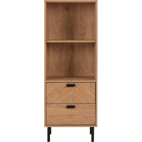 Leon 2 Drawer 2 Shelf Cabinet - Buy Storage Cabinet Online | Modern Furniture USA & Gulf