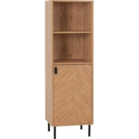 Leon 1 Door 2 Shelf Cabinet - Buy Storage Cabinet Online | Modern Furniture USA & Gulf