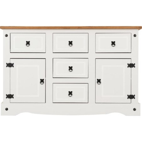 Corona 2 Door 5 Drawer Sideboard - Buy Furniture Online | Modern Furniture USA & Gulf