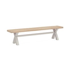 Salcombe Cross Leg Bench - Buy Furniture Online | Modern Furniture USA & Gulf