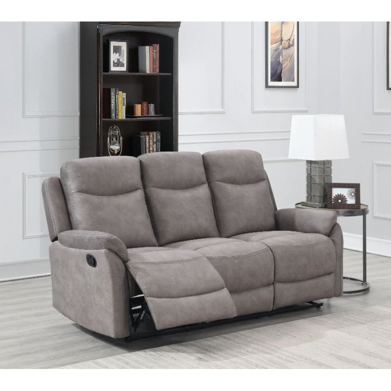 Reeves 3 Seater Manual Recliner Sofa - Buy Furniture Online | Modern Furniture USA & Gulf