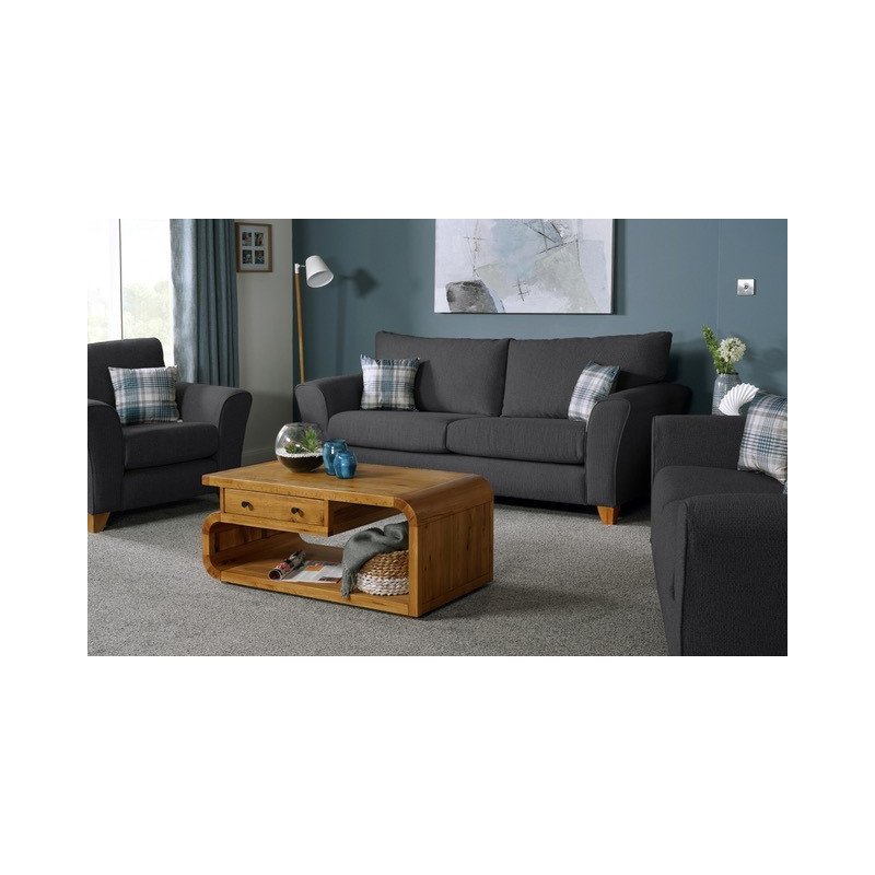 Verdi 3 Seater Fixed Sofa - Buy Furniture Online | Modern Furniture USA & Gulf