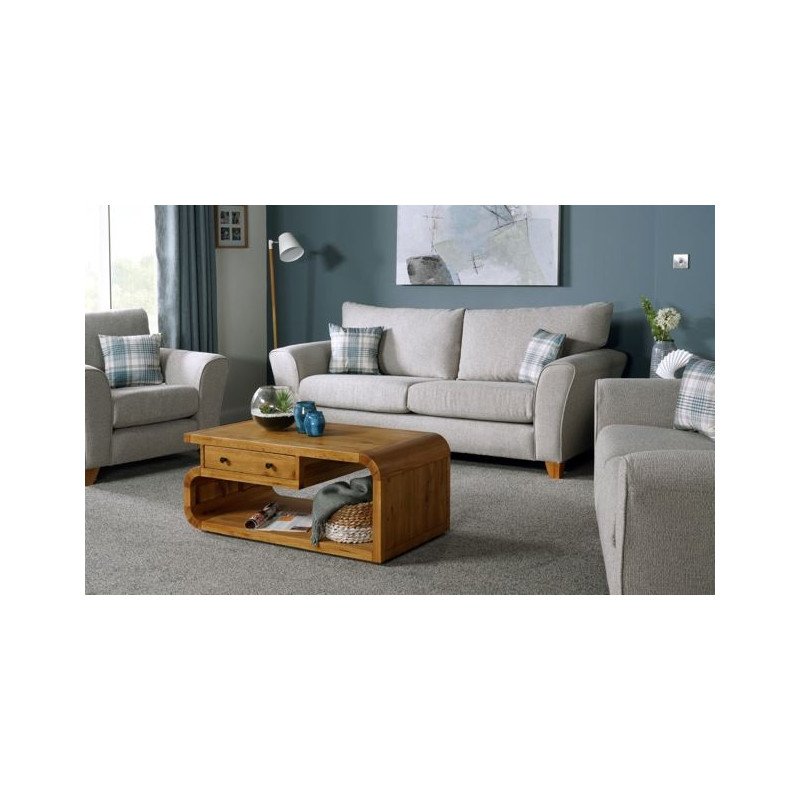 Verdi 3 Seater Fixed Sofa - Buy Furniture Online | Modern Furniture USA & Gulf