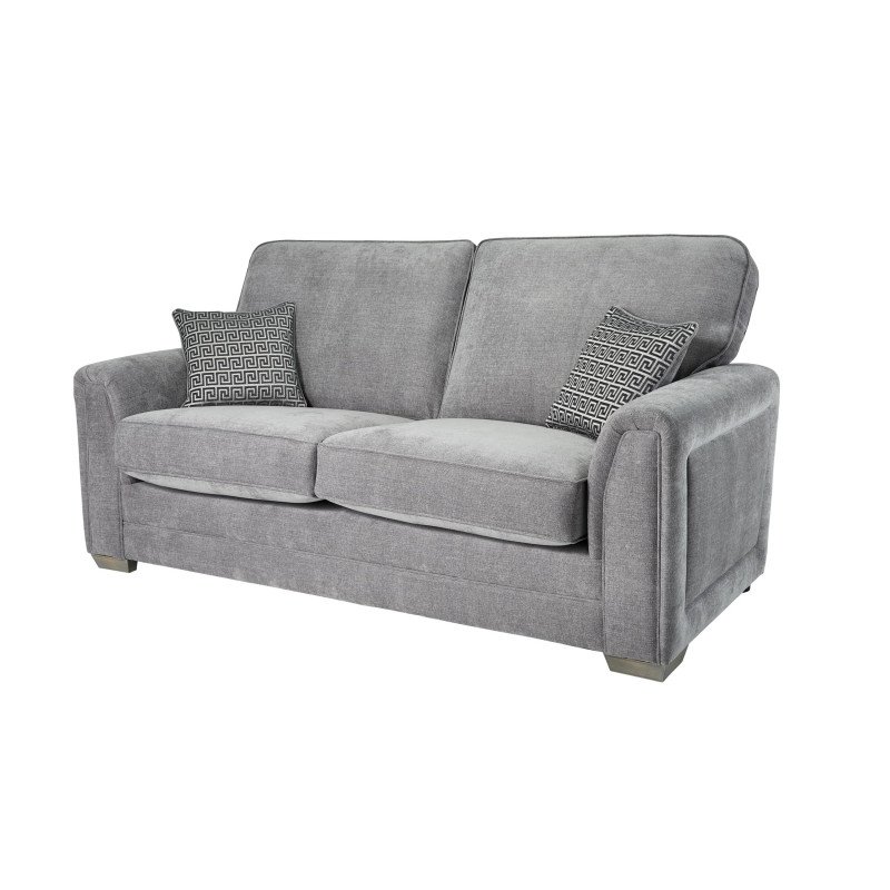 Oakland Fixed 3+1+1 Seater Sofa Set- Ascot Shark Fabric - Buy Furniture Online | Modern Furniture USA & Gulf