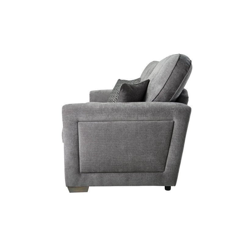 Oakland Fixed 3+1+1 Seater Sofa Set- Ascot Shark Fabric - Buy Furniture Online | Modern Furniture USA & Gulf