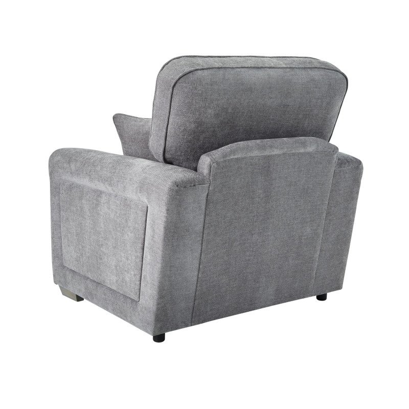 Oakland Fixed 3+1+1 Seater Sofa Set- Ascot Shark Fabric - Buy Furniture Online | Modern Furniture USA & Gulf