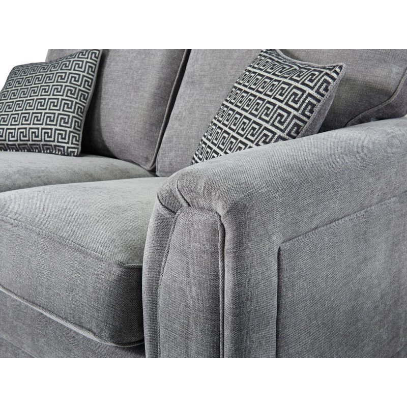 Oakland Fixed 3+1+1 Seater Sofa Set- Ascot Shark Fabric - Buy Furniture Online | Modern Furniture USA & Gulf