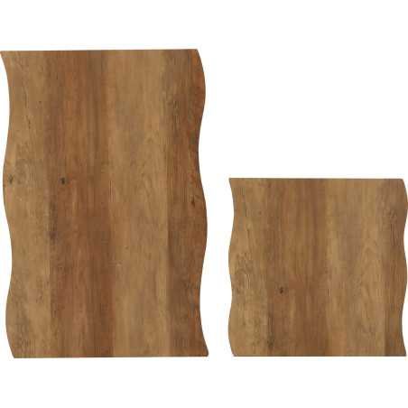 Quebec Wave Edge Nest of Tables - Buy Furniture Online | Modern Furniture USA & Gulf