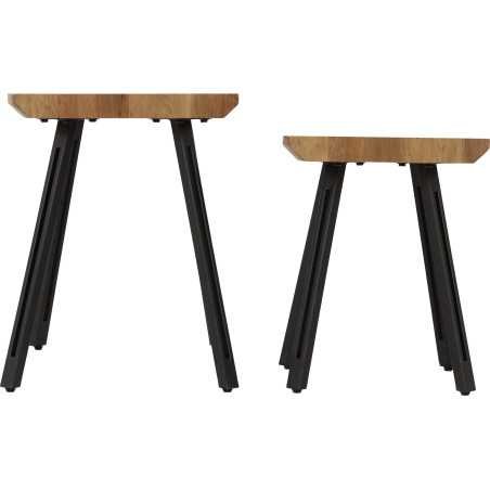 Quebec Wave Edge Nest of Tables - Buy Furniture Online | Modern Furniture USA & Gulf