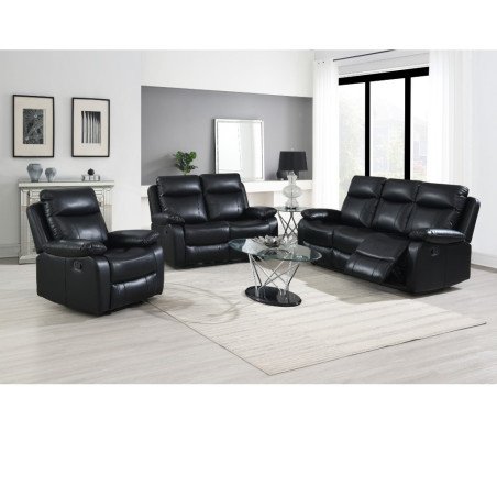 Cambridge 3+1+1 Manual Recliner Sofa Set - Buy Furniture Online | Modern Furniture USA & Gulf