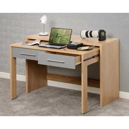 Seville 2 Drawer Slider Desk - Buy Office Desk Online | Modern Furniture USA & Gulf