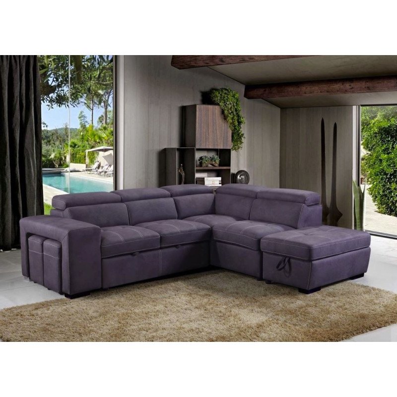 Louise RHF Corner Sofa Bed - Buy Furniture Online | Modern Furniture USA & Gulf