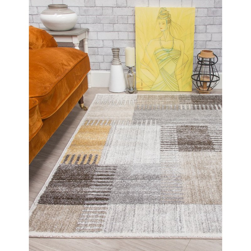 Ardenne Deco Ochre Rug - Buy Furniture Online | Modern Furniture USA & Gulf